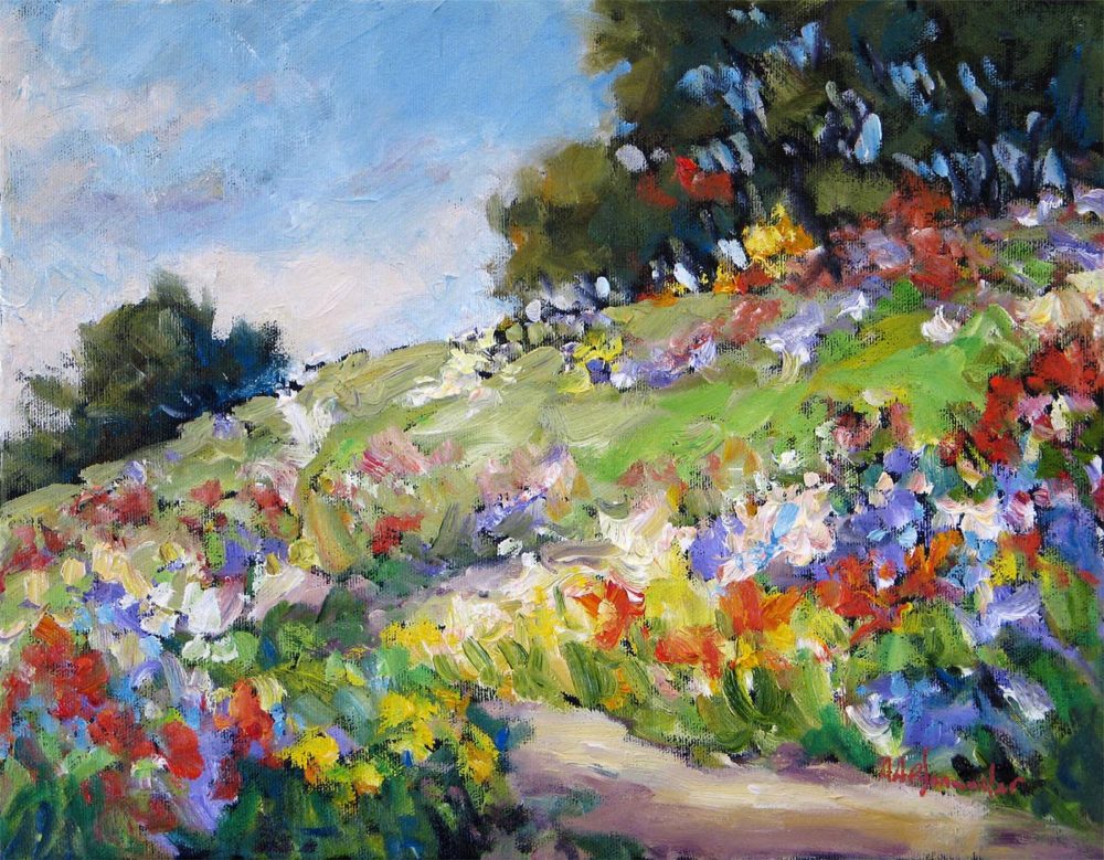 Hillside Garden - Audrey Pfannmuller