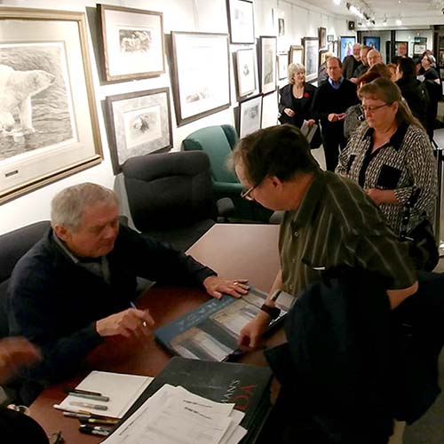 Homepage - Robert Bateman Evening - Signing Session - Square Slide