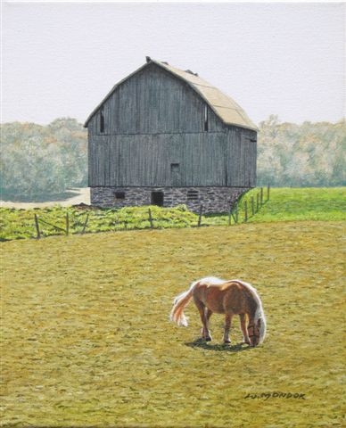 Horse and Barn - Wayne Mondok