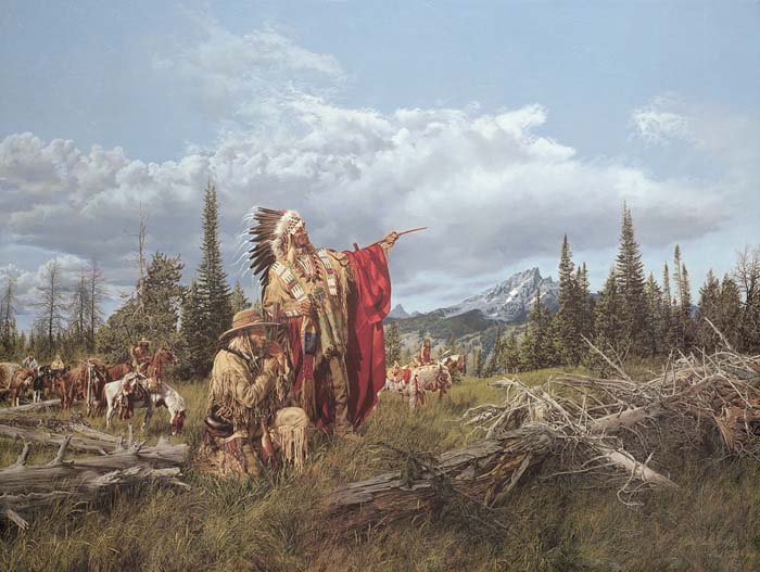 In the Land of the Teton Sioux - Paul Calle