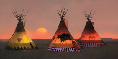 Indian Sunset II R. Tom Gilleon