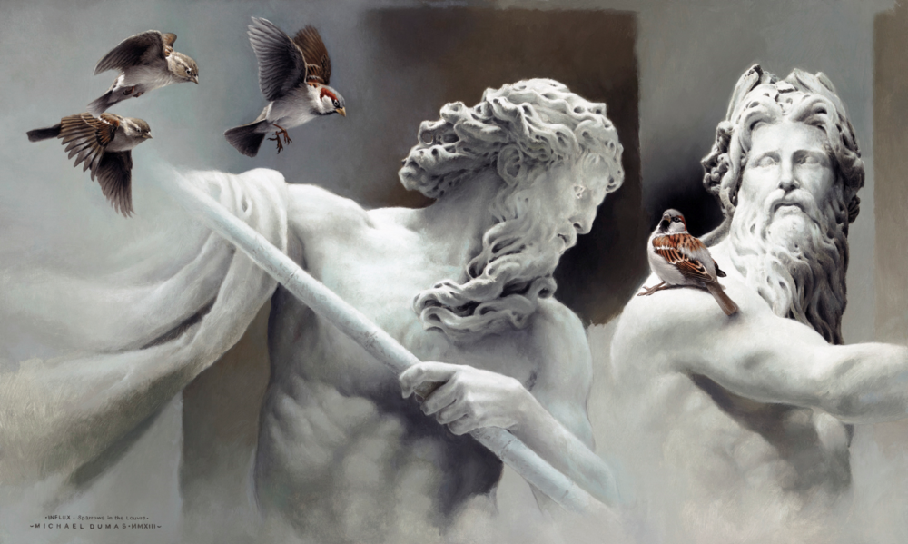 Influx: Sparrows in the Louvre