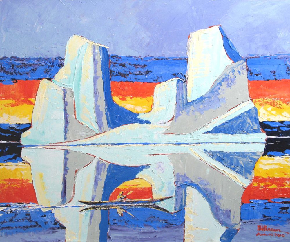 Kayak & Iceberg - Bern Will Brown