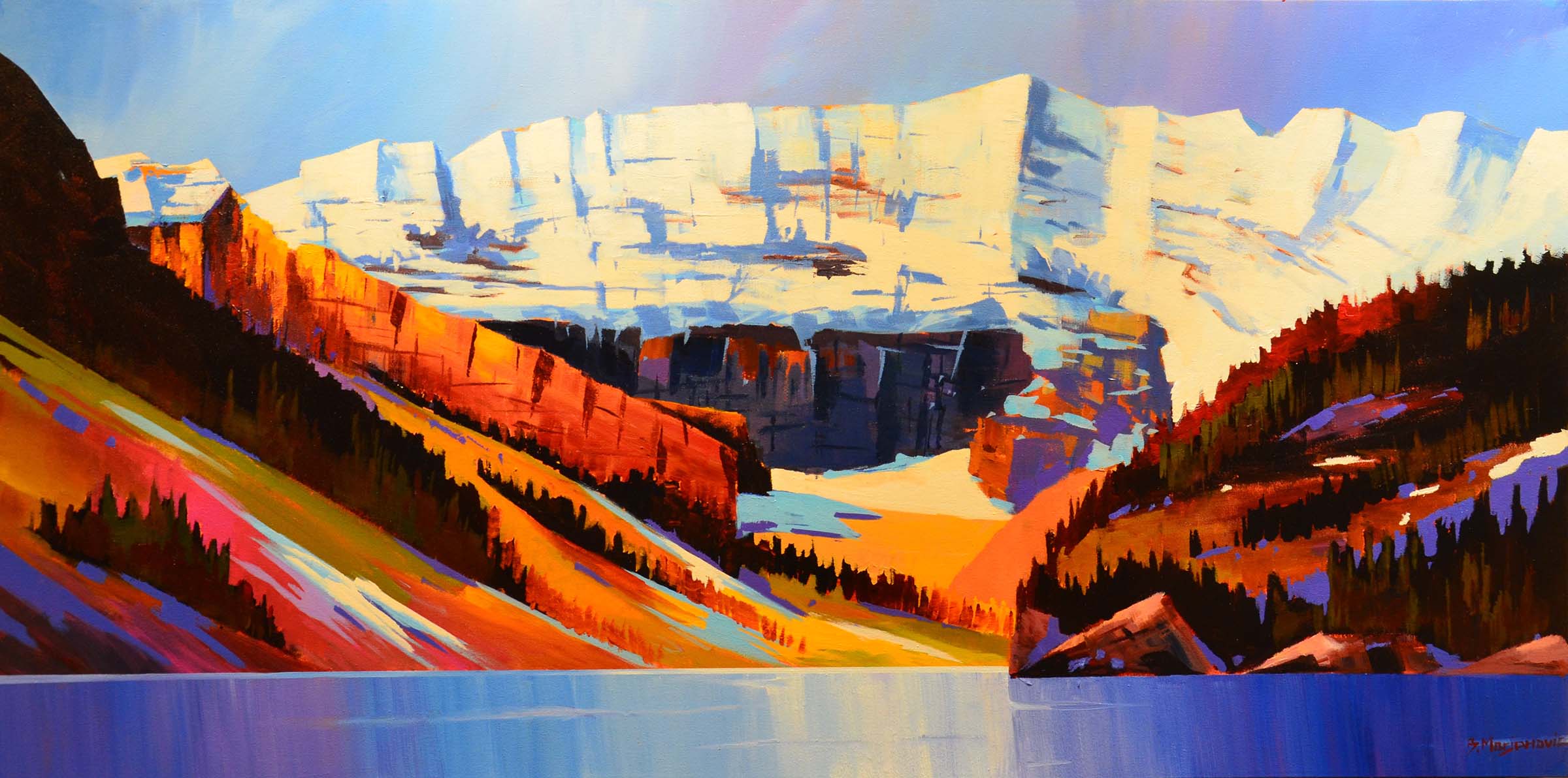 Lake Louise, Light and Shade - Branko Marjanovic