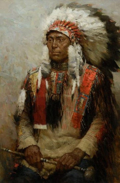 Lakota Warrior - Z. S. Liang