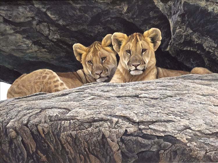Lion Cubs - Robert Bateman