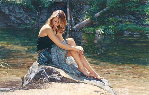 "To Search Within" Steve Hanks Limited Edition Fine Art Print