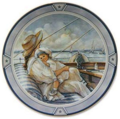 Little Sailor Collector Plate Trisha Romance