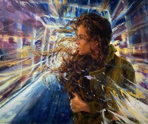 ''Long Term Potentiation''2023 oil 30''x36''