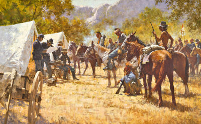 Major North And The Pawnee Battalion Howard Terpning