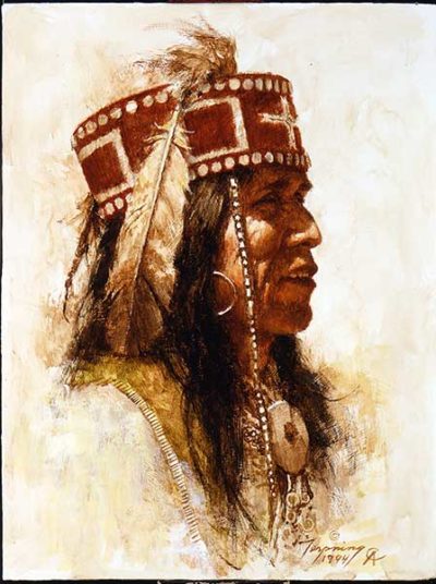 Mescalero Apache - 1994 - Howard Terpning