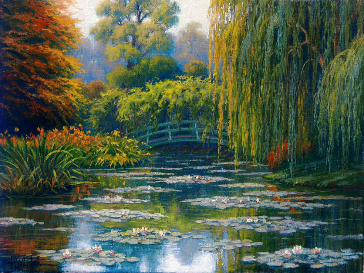 Monet's Bridge Charles White