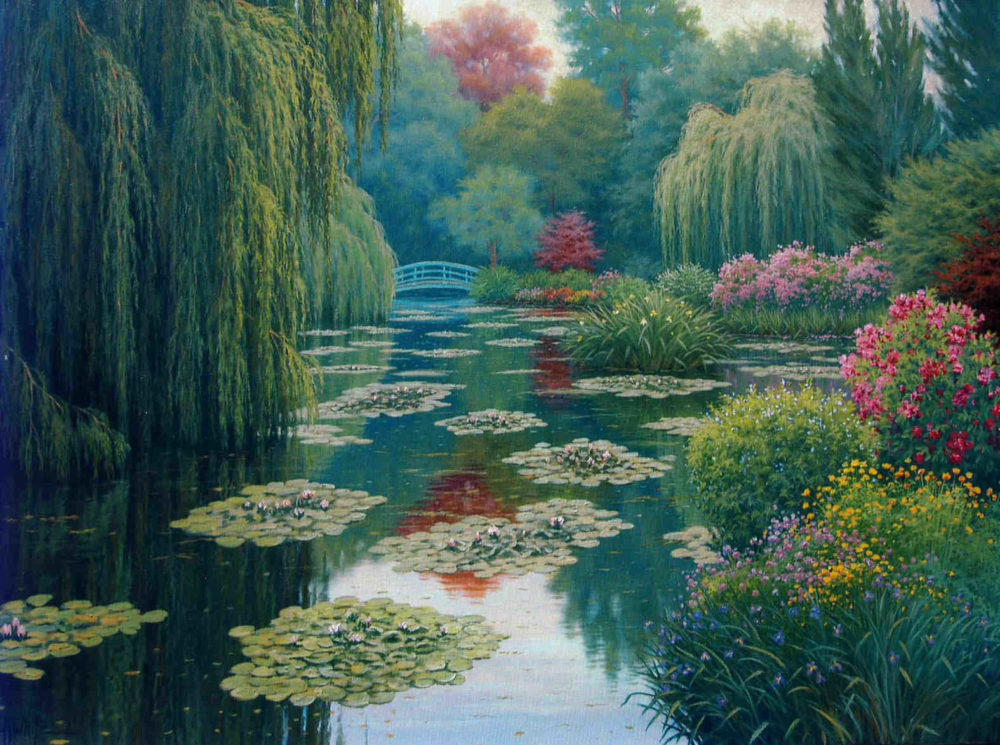 Monet's Garden Charles White