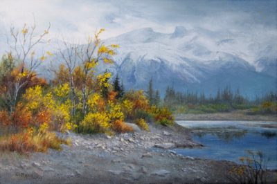 Moody Day In Jasper, De Smet Range Elsie Baer