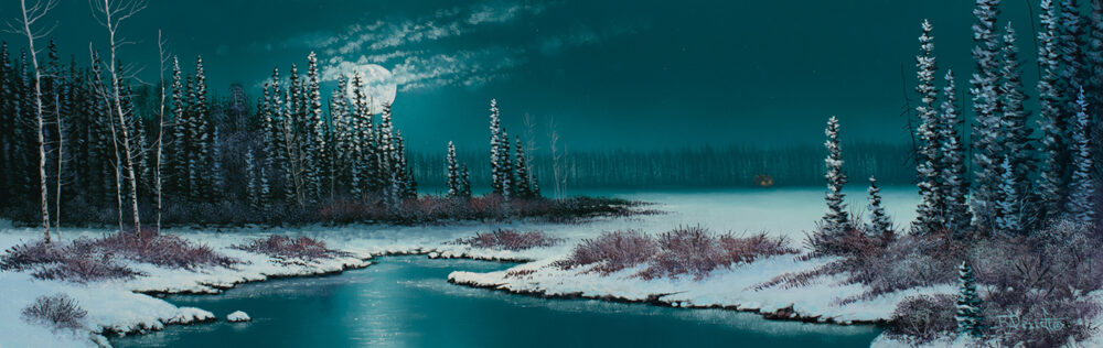 Moonlit Clearing by Roger Arndt