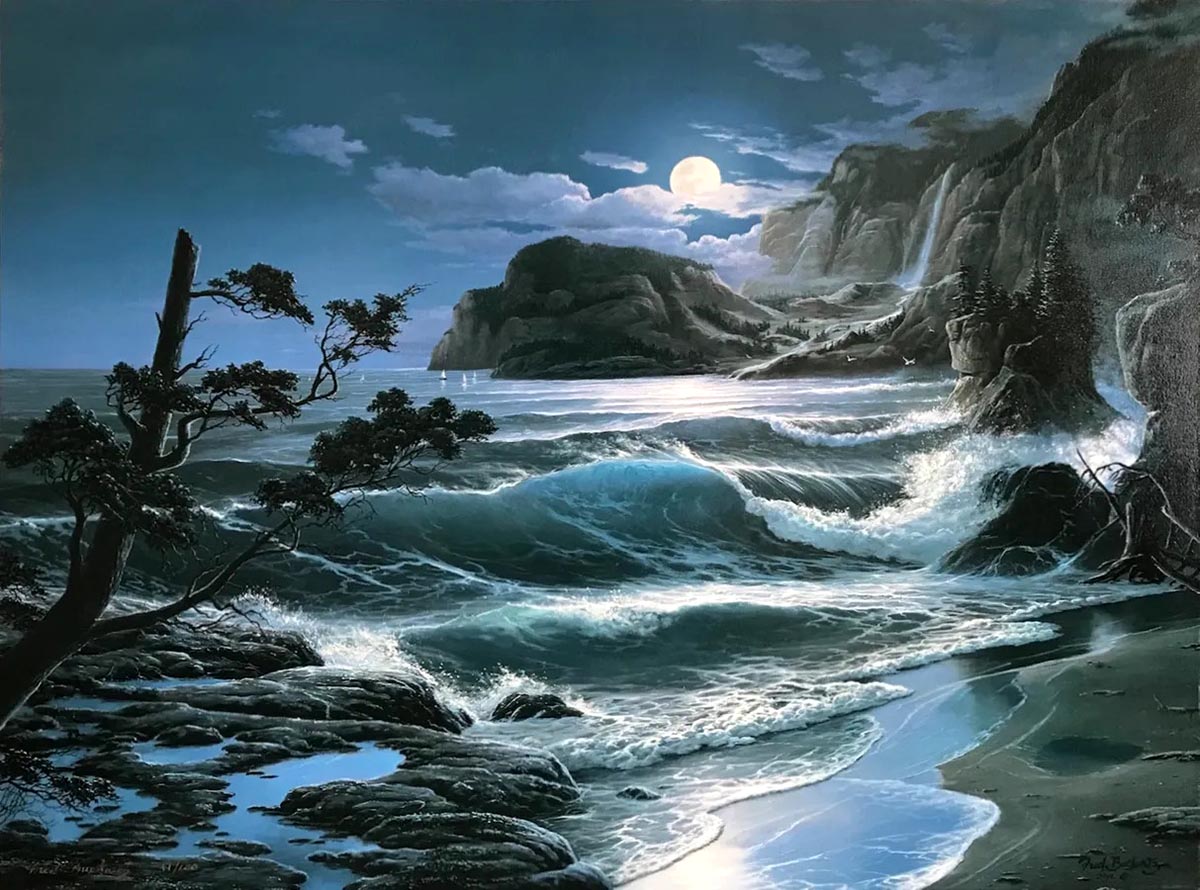 Moonlit Sea - Fred Buchwitz