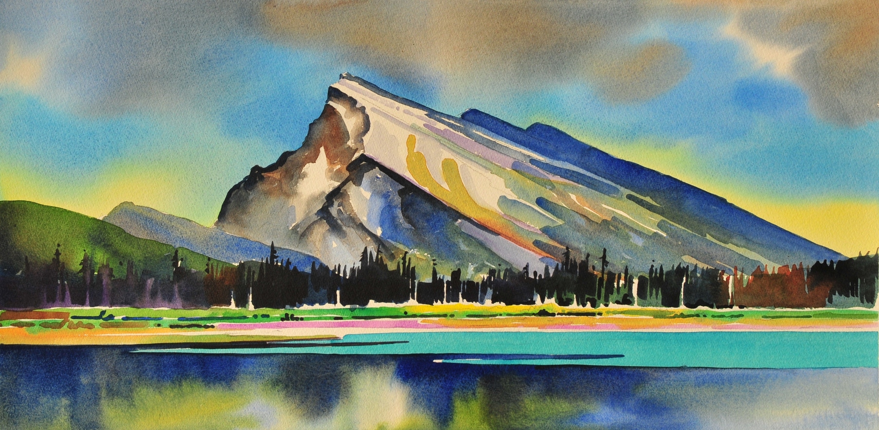 Mountains by artist Gregg Johnson