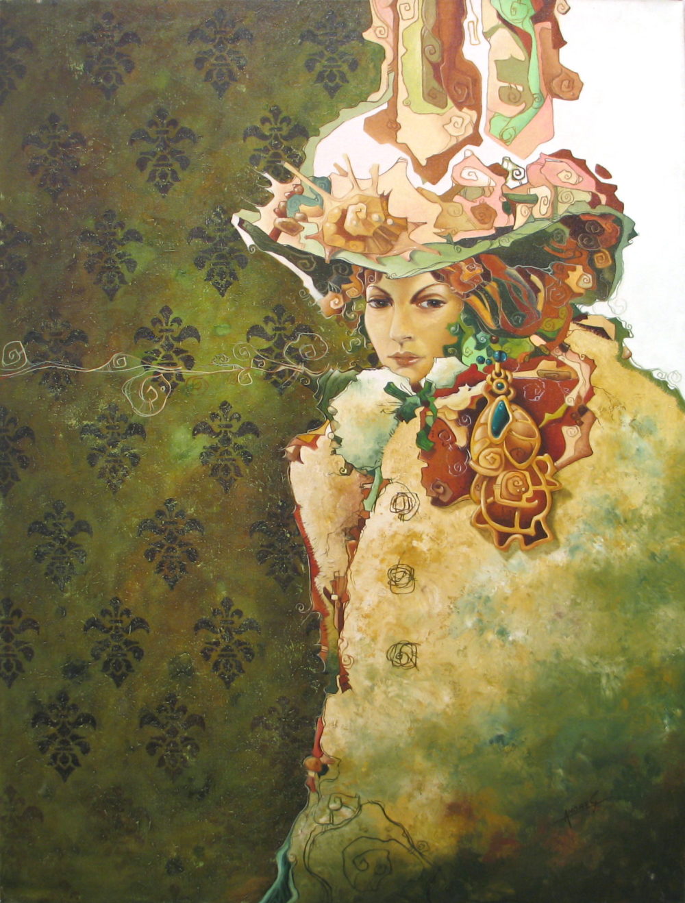 Mujer Con Sombrero