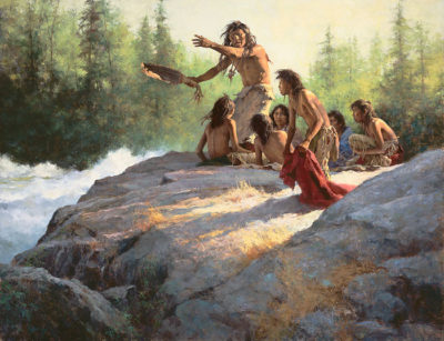 Mystery Of The Underwater People Howard Terpning