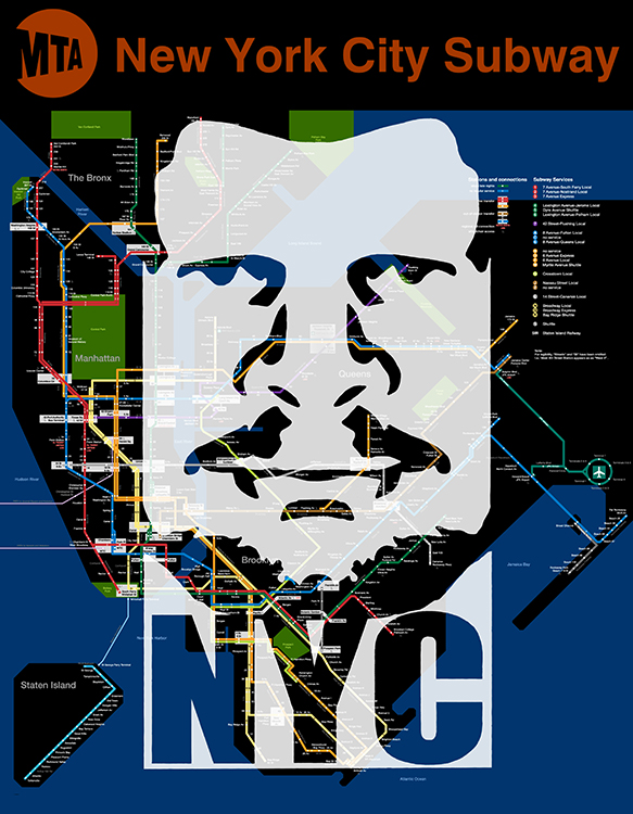 NYC Subway Map - Vinny Raffa