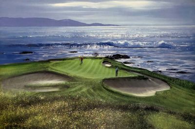 Pebble Beach 7th Hole - Peter Ellenshaw