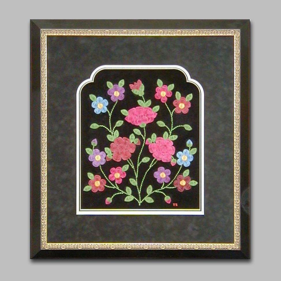Picture Framing Example - Needlework
