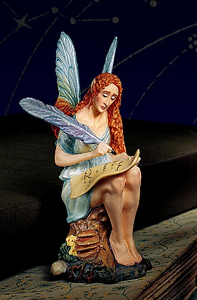 Poesy The Faerie Muse Of Poetry Porcelain James Christensen