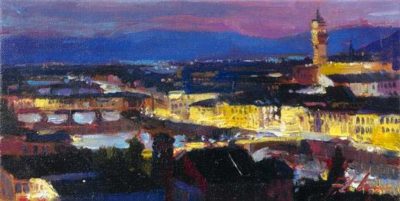 Postcards from Around the World - Twilight in Florence - Michael Flohr