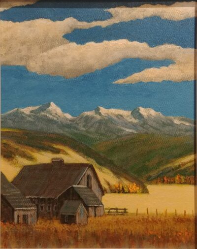 cabin in mountains