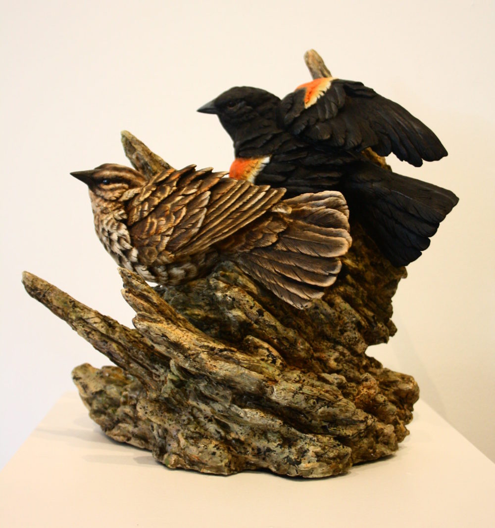 Red-Winged Blackbird Pair