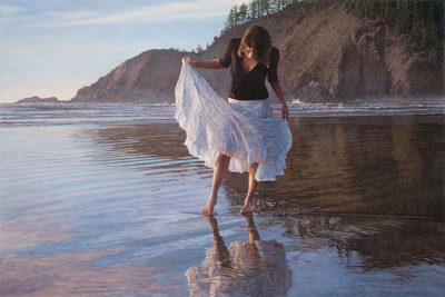 Reflecting On Indian Beach Steve Hanks