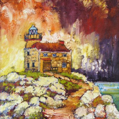 Rose Blanche Light House by Lois Bauman
