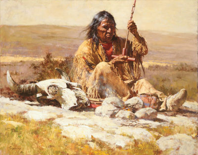 Seeking Wisdom Through The Pipe Howard Terpning