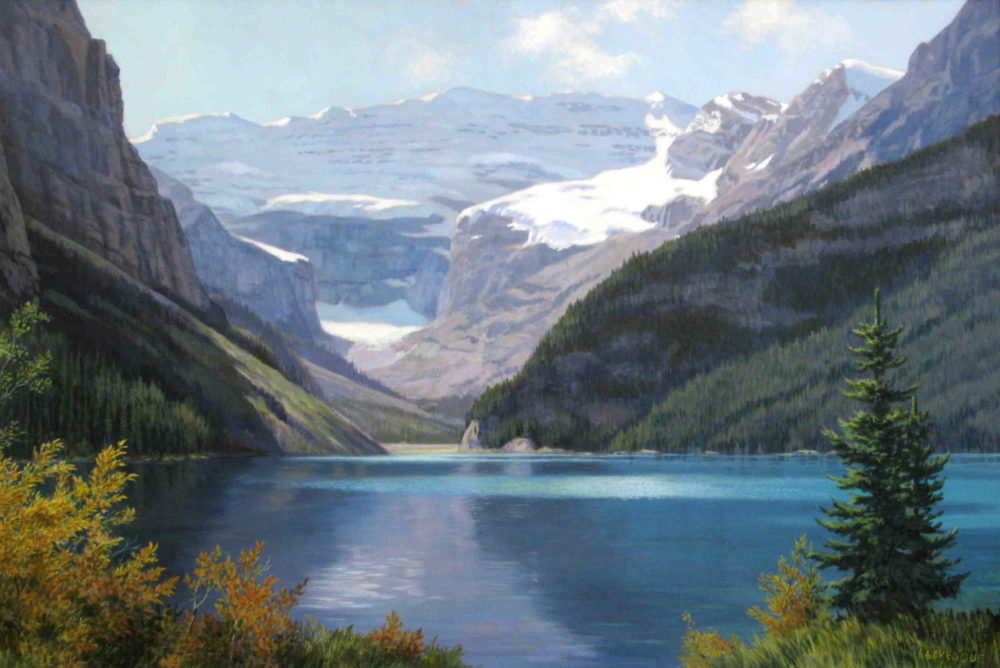 September Breeze Lake Louise Isabel Levesque