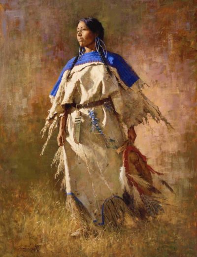 Shield of Her Husband - Howard Terpning