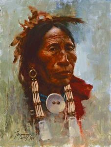 Sioux Elder - Howard Terpning