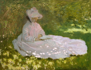 Spring time by Claude Monet