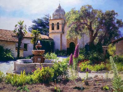 Springtime In Mission Garden June Carey