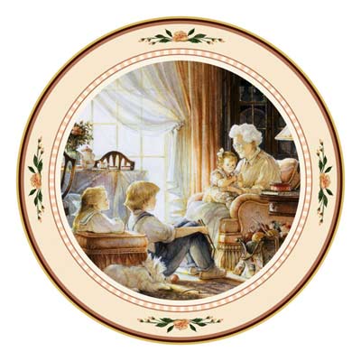 Storyteller Collector Plate Trisha Romance