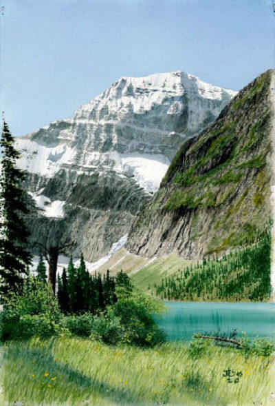 Summer At Mount Edith Cavell Jack Ellis