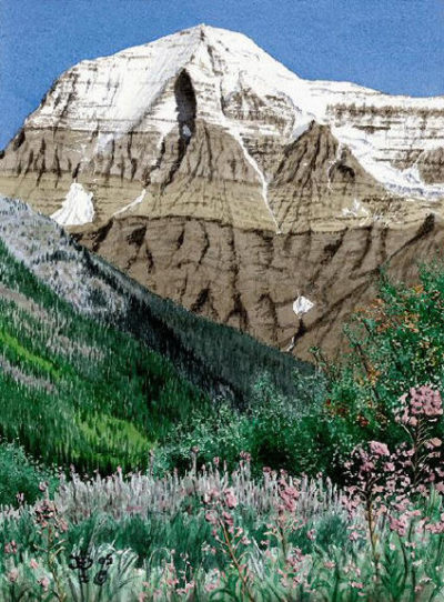 Summer At Mount Robson Jack Ellis