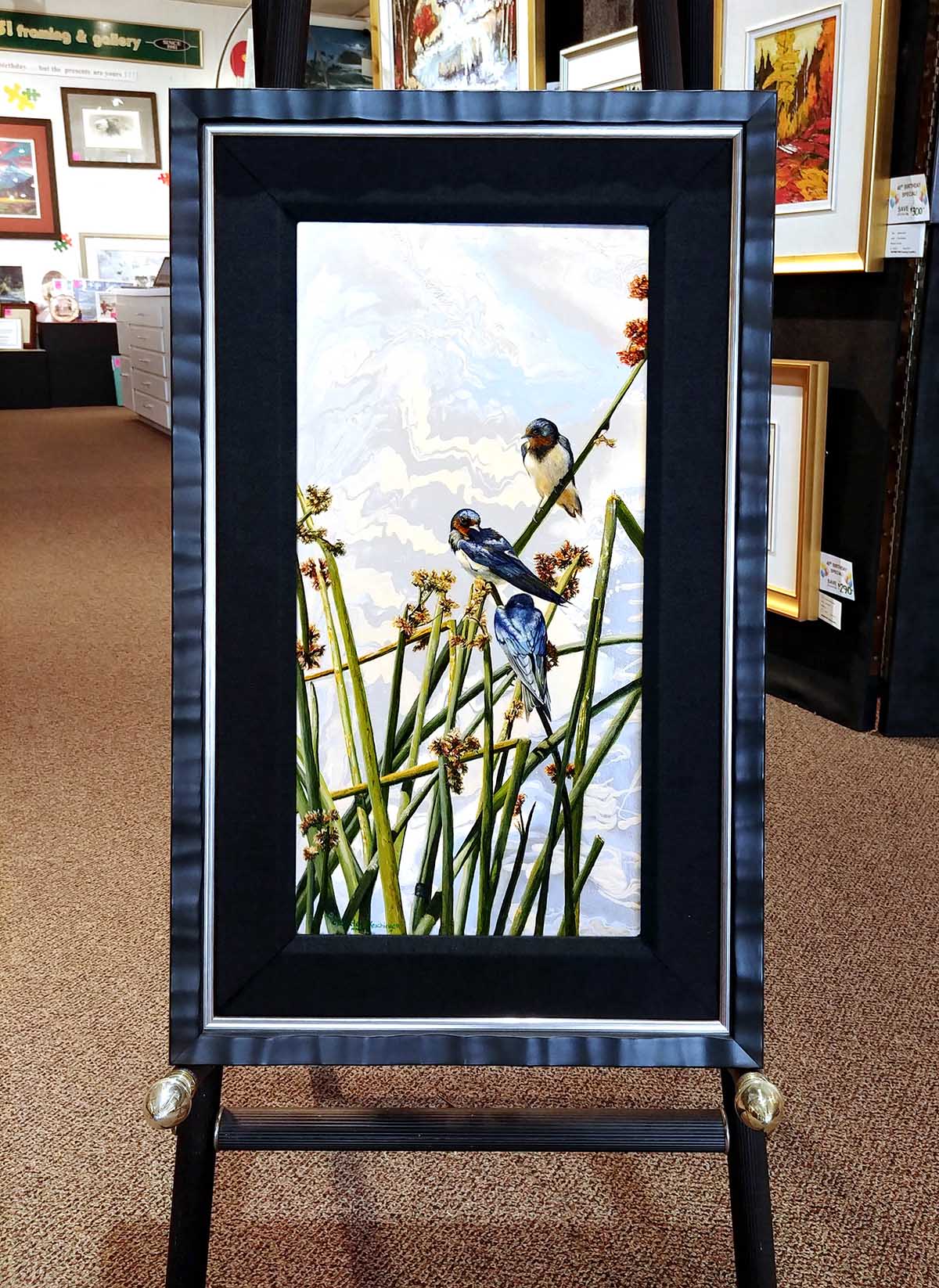 Swallow Dream - Cindy Sorley-Keichinger (Framed)