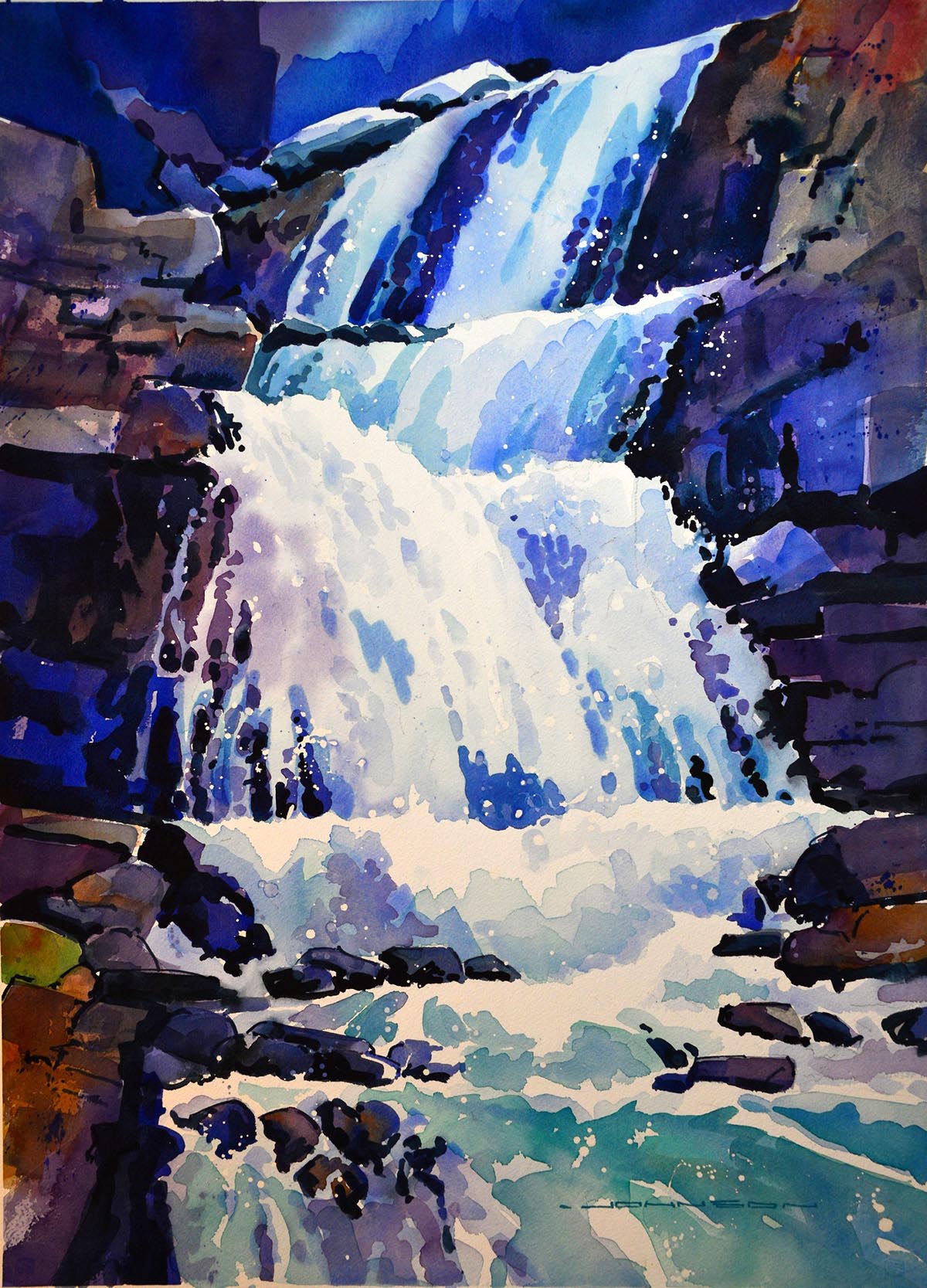 Tangle Creek Falls, Jasper III - Gregg Johnson