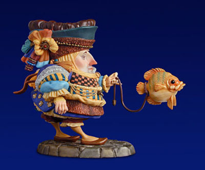 The Fish Walker Porcelain James Christensen