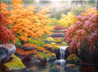 The Koi Pond - Charles White