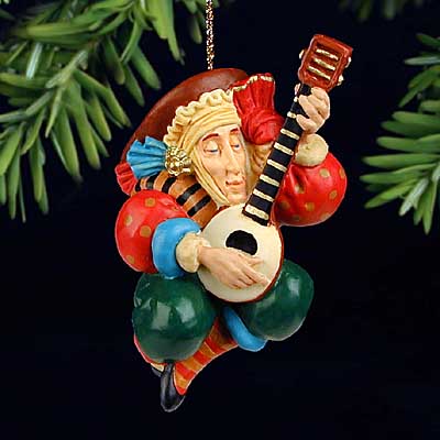 The Lute Player - Ornament - James Christensen