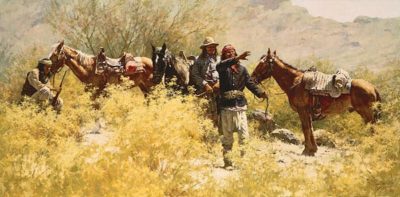 The Scouts of General Crook - Howard Terpning