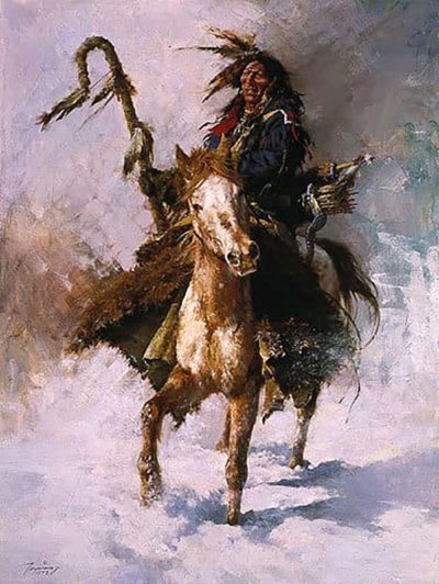 The Staff Carrier - Howard Terpning