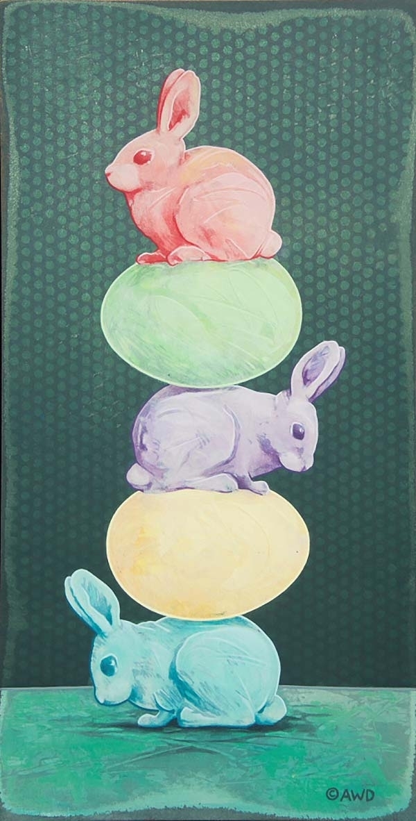 Tiny Totem #3 - Easter Bunnies - Andrew Denman