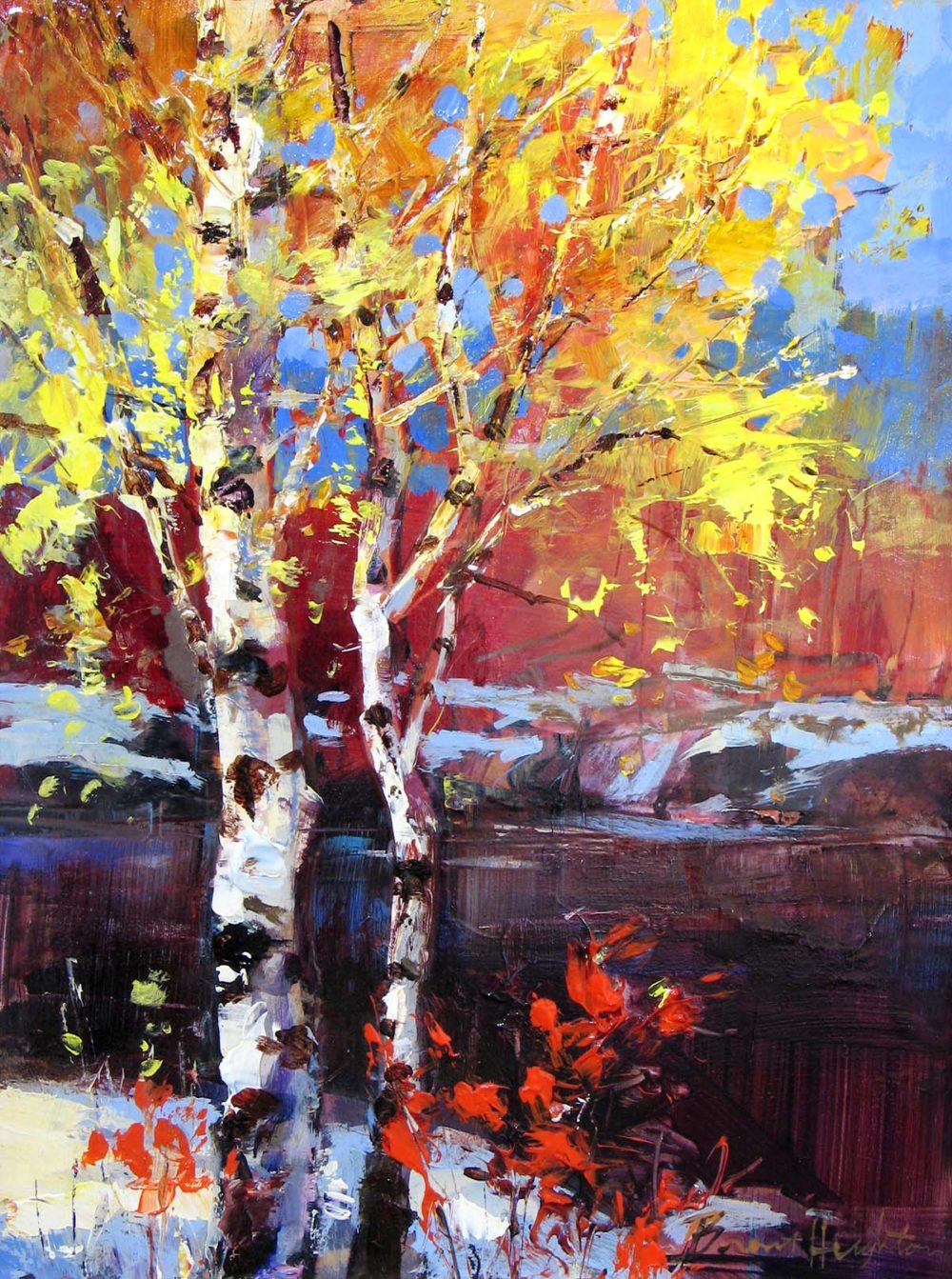 Two Birches - Brent Heighton